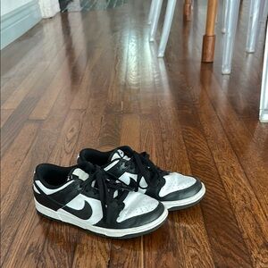 Nike Black and White Low-Top Sneakers